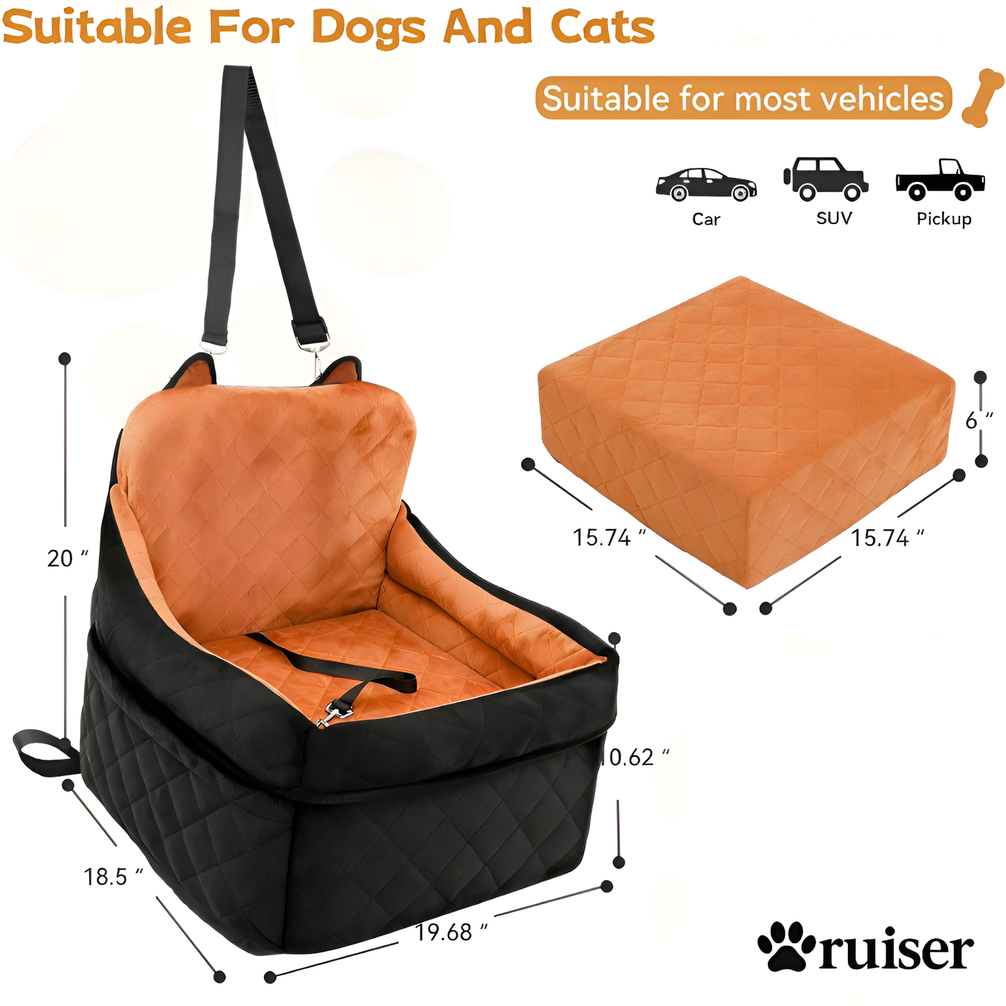 Paw Cruiser Car Seat